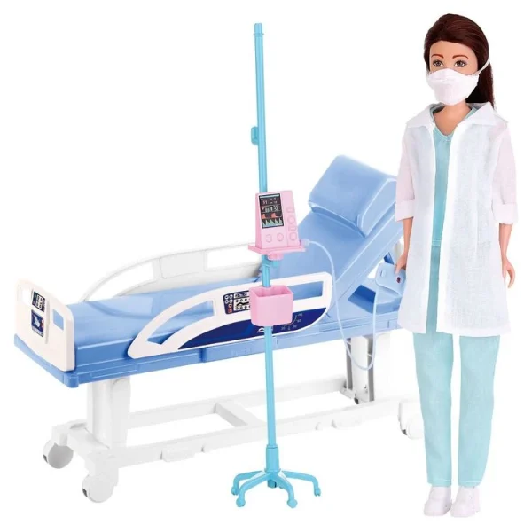 One Two Fun Set Urgence Médicale Avec Poupée Mannequin – Thème Brancard 1