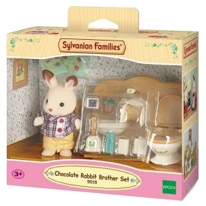 Epoch D’Enfance 5015 – Frère Lapin Chocolat Toilettes – Sylvanian Families 9