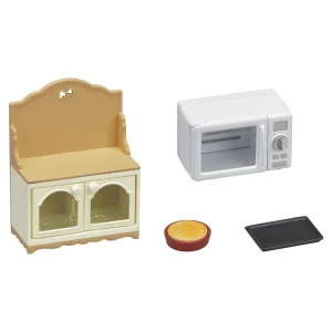 Epoch D’Enfance Buffet Micro Ondes Sylvanian Families 9