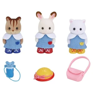 Epoch D’Enfance 5262 – Les 3 Amies De La Crèche – Sylvanian Families 7