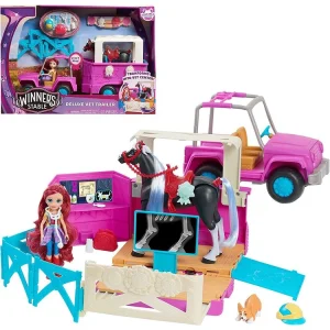 GP TOYS Centre Vétérinaire Mobile Avec Cheval Articulé 6