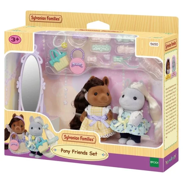 Epoch D’Enfance 5650 Les Amis Poney Et Leurs Kits De Coiffure – Sylvanian Families 1