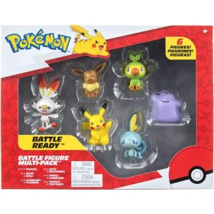 BANDAI Pack De 6 Figurines Pokémon Collection N°2 6