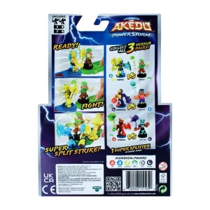 MOOSE TOYS Pack Figurines Akedo PowerStorm Buster Splits Vs Sweatstain 18