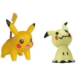 BANDAI Pokémon – Pack De 2 Figurines 5 Cm – Mimiqui Et Pikachu 6