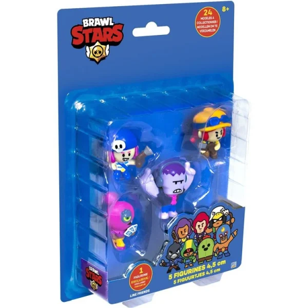 LANSAY Brawl Stars 5 Figurines 4,5cm #3 3