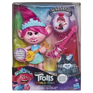 HASBRO Figurine Interactive Poppy – Pop & Rock – Trolls 2 Tournée Mondiale 11