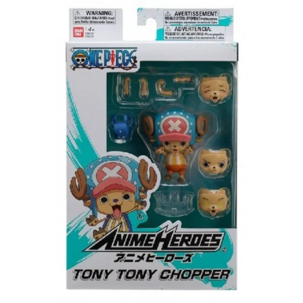 BANDAI Figurine Chopper 7 Cm One Piece Anime Heroes 1