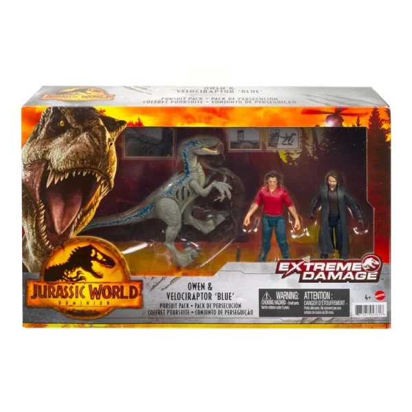 JURASSIC WORLD Jurassic World Dominion Owen Et Vélociraptor Blue 1