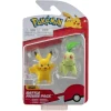 BANDAI Pokémon – Pack De 2 Figurines Germignon Et Pikachu 16