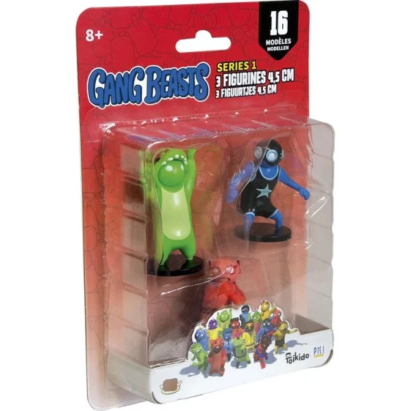 LANSAY Gang Beasts 3 Figurines 4,5cm #1 3