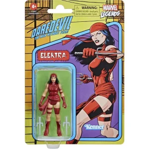 HASBRO Figurine Rétro Marvel Elektra 10 Cm 10