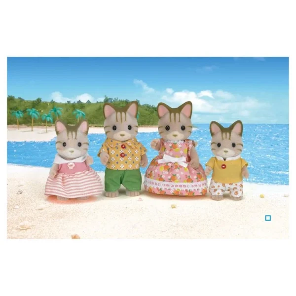 Epoch D’Enfance 5180 – Famille Chat Tigre – Sylvanian Families 4