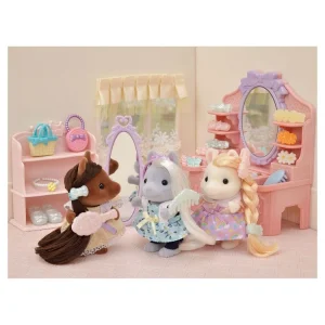 Epoch D’Enfance 5650 Les Amis Poney Et Leurs Kits De Coiffure – Sylvanian Families 12