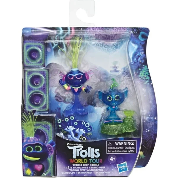 HASBRO Les Trolls 2 Figurines De L’enfant Sirène Avec Tête Dodelinante Et Trollex 3