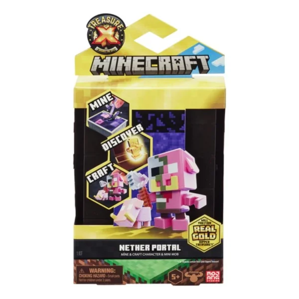 MOOSE TOYS Minecraft Trésor X Nether Portal 1