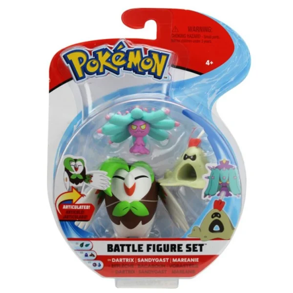 BANDAI Pack De 3 Figurines Pokémon 6