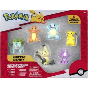 BANDAI Pack De 6 Figurines Pokémon Collection N°3 6