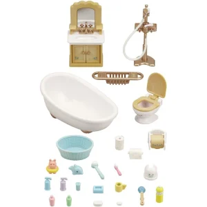 Epoch D’Enfance 5286 – Le Set Salle De Bain – Sylvanian Families 9