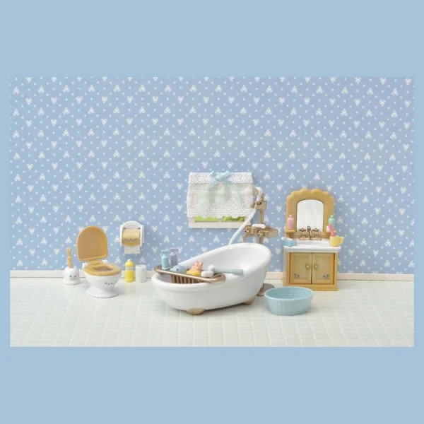 Epoch D’Enfance 5286 – Le Set Salle De Bain – Sylvanian Families 4