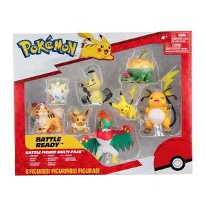 BANDAI Pack De 8 Figurines Pokémon Collection N°9 12