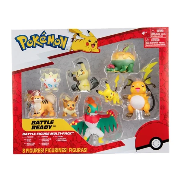 BANDAI Pack De 8 Figurines Pokémon Collection N°9 4