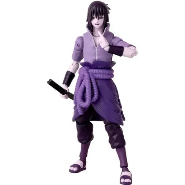 BANDAI Figurine Uchiwa Sasuke Rinnegan/Mangekyo Sharingan 17 Cm Naruto Shippuden Anime Heroes 4