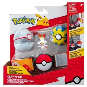 BANDAI Ceinture Pokémon Quick Ball, Premier Ball Et Flambino 9