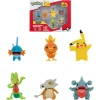 BANDAI Pack De 6 Figurines Pokémon Collection N°4 10