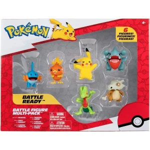 BANDAI Pack De 6 Figurines Pokémon Collection N°4 12