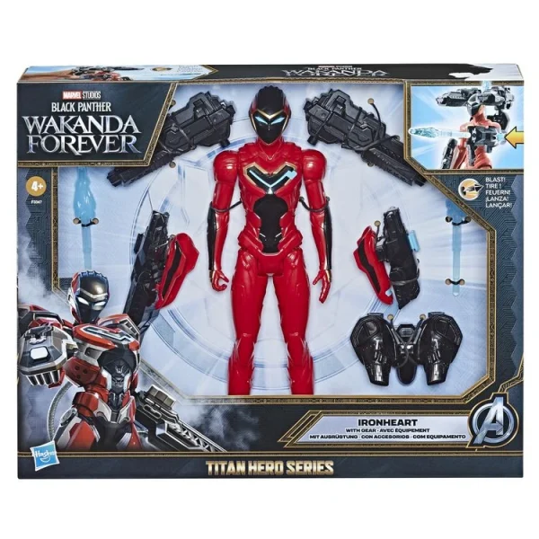 HASBRO Figurine Titan IronHeart + Accessoires Honolulu Black Panther 1