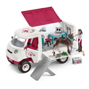 Schleich VETERINAIRE MOBILE AVEC POULAIN HANOVRIEN 8