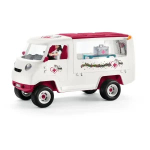 Schleich VETERINAIRE MOBILE AVEC POULAIN HANOVRIEN 10