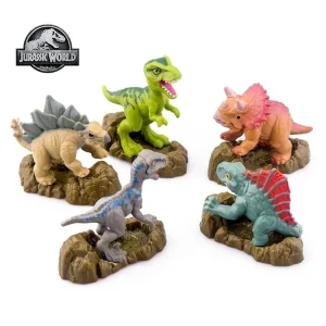 MATTEL Pack De 5 Figurines Jurassic World 5 Cm 11