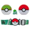 BANDAI Ceinture Pokémon Poké Ball, Nest Ball Et Bulbizarre 13