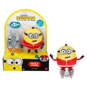 LES MINIONS Figurine Deluxe 9 Cm Minions – Otto Et Ses Patins Fusées 6