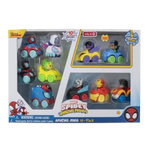 JAZWARES Spidey Pack De 10 Vehicules 7