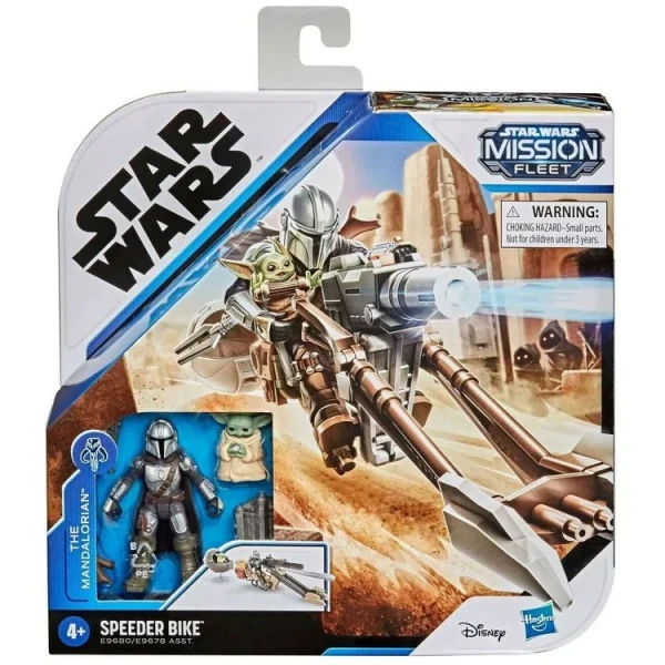 HASBRO Mission Fleet The Mandalorian Avec Sa Spider Bike Et Grogu Star Wars 1