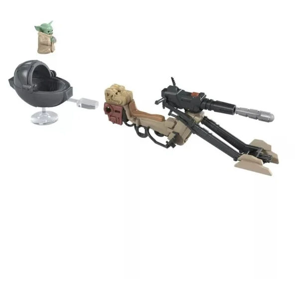 HASBRO Mission Fleet The Mandalorian Avec Sa Spider Bike Et Grogu Star Wars 3