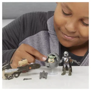 HASBRO Mission Fleet The Mandalorian Avec Sa Spider Bike Et Grogu Star Wars 11