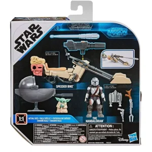 HASBRO Mission Fleet The Mandalorian Avec Sa Spider Bike Et Grogu Star Wars 15