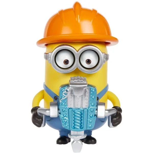 LES MINIONS Figurine Deluxe 9 Cm Minions – Dave Et Son Marteau Piqueur 1