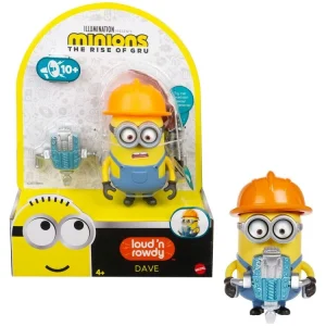 LES MINIONS Figurine Deluxe 9 Cm Minions – Dave Et Son Marteau Piqueur 6