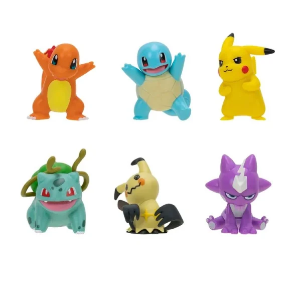 BANDAI Pack De 6 Figurines Pokémon 1