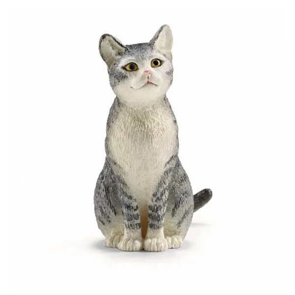 Schleich Figurine Animale 13771 Chat Assis 1