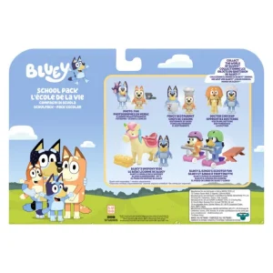 MOOSE TOYS Coffret 4 Figurines Les Copains D’école De Bluey 12