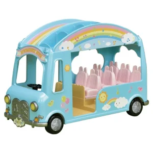 Epoch D’Enfance 5317 – Le Bus Arc-en-ciel Des Bébés – Sylvanian Families 10