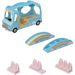 Epoch D’Enfance 5317 – Le Bus Arc-en-ciel Des Bébés – Sylvanian Families 12