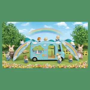 Epoch D’Enfance 5317 – Le Bus Arc-en-ciel Des Bébés – Sylvanian Families 14