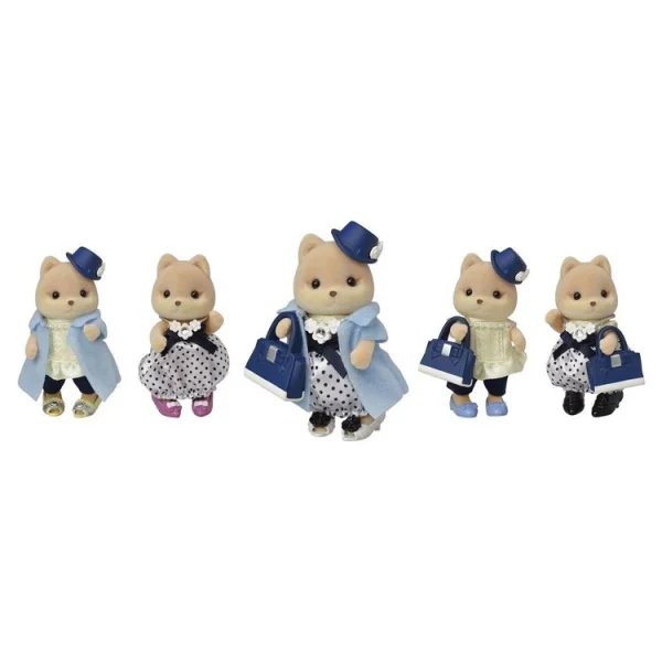 Epoch D’Enfance 5541 – Sylvanian Families – Valisette De Mode Et Grande Soeur Chien Caramel 5